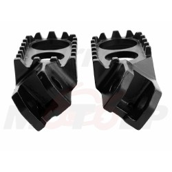 STALOWE CZARNE PODNÓŻKI STOPKI KAWASAKI KX 125 250 KXF 250 450 KX 250 450 F