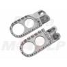STALOWE SREBRNE PODNÓŻKI STOPKI KAWASAKI KX 125 250 KXF 250 450 KX 250 450 F