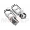 STALOWE SREBRNE PODNÓŻKI STOPKI KAWASAKI KX 125 250 KXF 250 450 KX 250 450 F