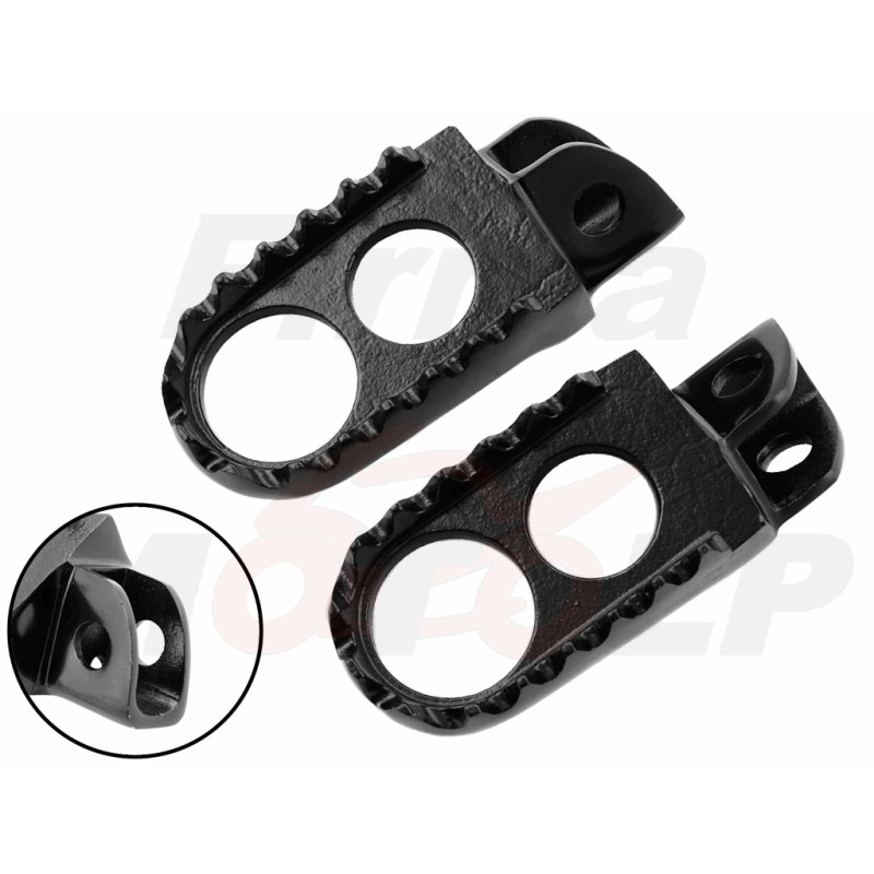 STALOWE PODNÓŻKI STOPKI YAMAHA BW DT 50 PW 50 80 RT TT 225 WR 250 XT 600 YZ 125 250 490