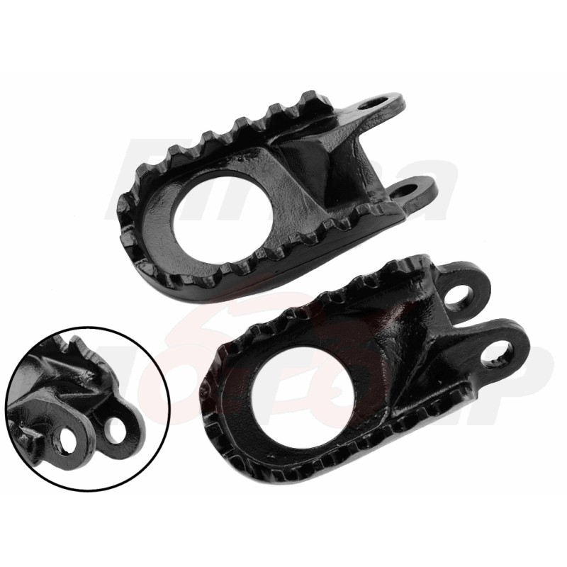 STALOWE CZARNE PODNÓŻKI STOPKI KAWASAKI KLX 250 300 R 650 ROCZNIKI 1993-2007