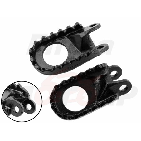 STALOWE CZARNE PODNÓŻKI STOPKI KAWASAKI KLX 250 300 R 650 ROCZNIKI 1993-2007