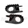 STALOWE CZARNE PODNÓŻKI STOPKI KAWASAKI KLX 250 300 R 650 ROCZNIKI 1993-2007