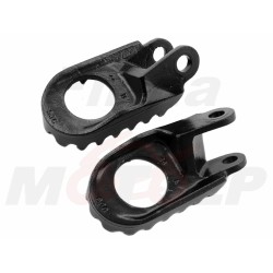 STALOWE CZARNE PODNÓŻKI STOPKI KAWASAKI KLX 250 300 R 650 ROCZNIKI 1993-2007