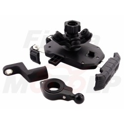 METALOWY UCHWYT MOCOWANIE NA TELEFON SMARTFON OBEJMA NA KIEROWNICĘ 22MM - 32MM