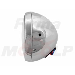 REFLEKTOR PRZEDNIA LAMPA PRZÓD LED LEDOWA SOCZEWKA CHROM HARLEY CHOPPER DRAG BUGGY HOMOLOGACJA E4 HC/R