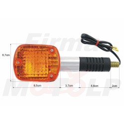 MIGACZ KIERUNKOWSKAZ KIERUNEK CHROMOWANY HONDA VT 500 700 750 SHADOW