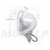 REFLEKTORY LIGHTBARY PRZEDNIE LAMPY PRZÓD 4,5 CALA CHROM METAL HOMOLOGACJA E13 - HR