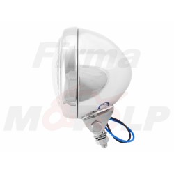 REFLEKTORY LIGHTBARY PRZEDNIE LAMPY PRZÓD 4,5 CALA CHROM METAL HOMOLOGACJA E13 - HR