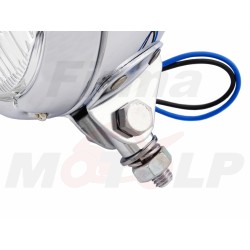 REFLEKTORY LIGHTBARY PRZEDNIE LAMPY PRZÓD 4,5 CALA CHROM METAL HOMOLOGACJA E13 - HR