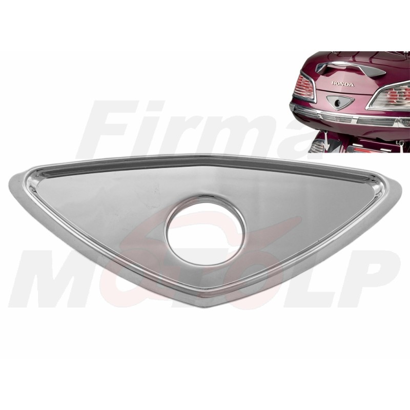NAKŁADKA OZDOBA AKCENT ZAMKA KUFRA CENTRALNEGO HONDA GL 1800 GOLDWING roczniki 2001-2013