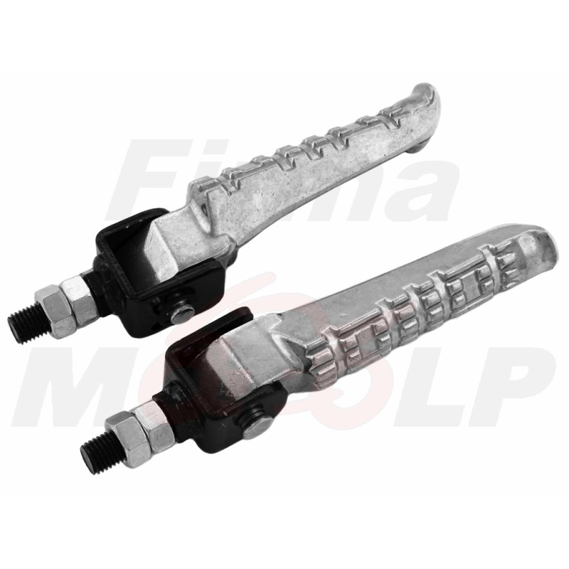 ALUMINIOWE PODNÓŻKI KIEROWCY PASAŻERA SKŁADANE ŚRUBA M10 MOTOCYKL CROSS SKUTER QUAD