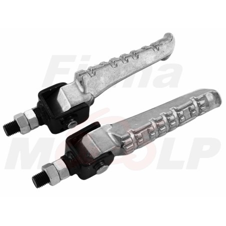 ALUMINIOWE PODNÓŻKI KIEROWCY PASAŻERA SKŁADANE ŚRUBA M10 MOTOCYKL CROSS SKUTER QUAD