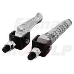 ALUMINIOWE PODNÓŻKI KIEROWCY PASAŻERA SKŁADANE ŚRUBA M10 MOTOCYKL CROSS SKUTER QUAD