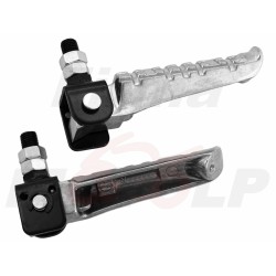 ALUMINIOWE PODNÓŻKI KIEROWCY PASAŻERA SKŁADANE ŚRUBA M10 MOTOCYKL CROSS SKUTER QUAD