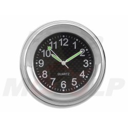 ZEGAREK MOTOCYKLOWY UNIWERSALNY NA KIEROWNICĘ 25,4MM - 1 CAL / 32MM CHROM