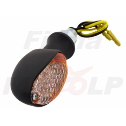 KIERUNKOWSKAZY MIGACZE KIERUNKI LED LEDOWE METAL CZARNY MAT 12V 1W HOMOLOGACJA E11