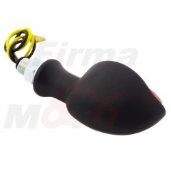 KIERUNKOWSKAZY MIGACZE KIERUNKI LED LEDOWE METAL CZARNY MAT 12V 1W HOMOLOGACJA E11