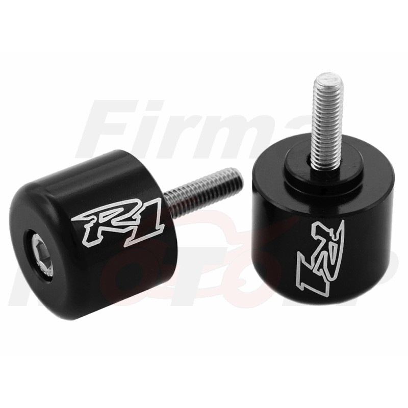 KOŃCÓWKI ZAKOŃCZENIA KIEROWNICY CIĘŻARKI CZARNE YAMAHA YZF 1000 R1 roczniki 1998-2008