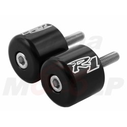 KOŃCÓWKI ZAKOŃCZENIA KIEROWNICY CIĘŻARKI CZARNE YAMAHA YZF 1000 R1 roczniki 1998-2008