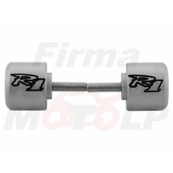 KOŃCÓWKI ZAKOŃCZENIA KIEROWNICY CIĘŻARKI SREBRNE YAMAHA YZF 1000 R1 roczniki 1998-2008