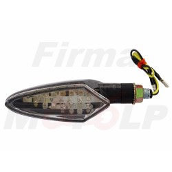 MIGACZE KIERUNKOWSKAZY LED LEDOWE CZARNY CARBON 12V 2.0W HOMOLOGACJA E11