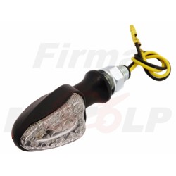 KIERUNKOWSKAZY MIGACZE KIERUNKI LED LEDOWE METAL CZARNY MAT 12V 2W HOMOLOGACJA E11