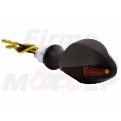 KIERUNKOWSKAZY MIGACZE KIERUNKI LED LEDOWE METAL CZARNY MAT 12V 2W HOMOLOGACJA E11