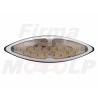 TYLNA LAMPA TYŁ LED LEDOWA CHROMOWANA ŁEZKA 12V 1,68W/0,6W ŚWIATŁO STOP HOMOLOGACJA E11
