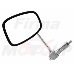 LUSTRO LUSTERKO CHROMOWANE METALOWE DO MONTAŻU W KIEROWNICY O ŚREDNICY WEWNĘTRZNEJ 18MM