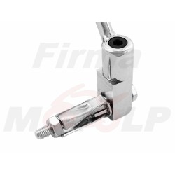 LUSTRO LUSTERKO CHROMOWANE METALOWE DO MONTAŻU W / DO KIEROWNICY - 22MM (7/8 CALA)