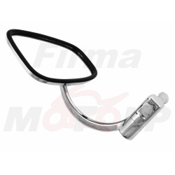 LUSTRA LUSTERKA CHROMOWANE METALOWE DO MONTAŻU W / DO KIEROWNICY - 22MM (7/8 CALA)