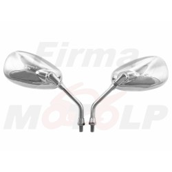 LUSTRA LUSTERKA CHROMOWANE M10 YAMAHA XVS 125 250 DRAG STAR HOMOLOGACJA E11
