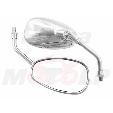 LUSTRA LUSTERKA CHROMOWANE M10 HONDA VTX 1300 VTX 1800 VT 1300 CX FURY HOMOLOGACJA E11