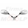 LUSTRA LUSTERKA UNIWERSALNE CHROMOWANE HONDA SUZUKI KAWASAKI YAMAHA M10 10MM HOMOLOGACJA E11