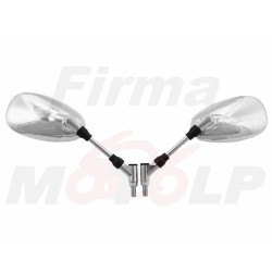 LUSTRA LUSTERKA CHROMOWANE M10 KAWASAKI EL BN 125 250 ELIMINATOR HOMOLOGACJA E11