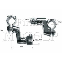 UCHWYTY MOCOWANIE PODNOZKOW SPACEROWEK 28MM 1 1/8 CALA