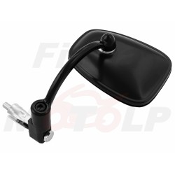 LUSTRA LUSTERKA CZARNY MAT METALOWE DO MONTAŻU W KIEROWNICY O ŚREDNICY 18MM