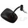 LUSTRA LUSTERKA CZARNY MAT METALOWE DO MONTAŻU W / DO KIEROWNICY - 22MM