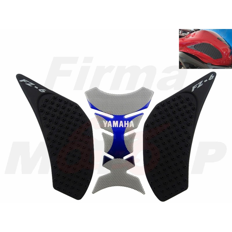 TANK PAD + OSŁONY BOCZNE ZBIORNIKA SIDE GRIP YAMAHA FZ 6 600 FZ-6 FZ6 FAZER roczniki 2006-2010