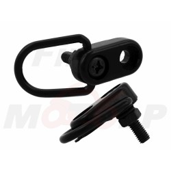 ZACZEPY UCHWYTY HACZYKI DO SIATKI BAGAŻOWEJ MOCOWANIA SIATKI BAGAŻU METAL CZARNE