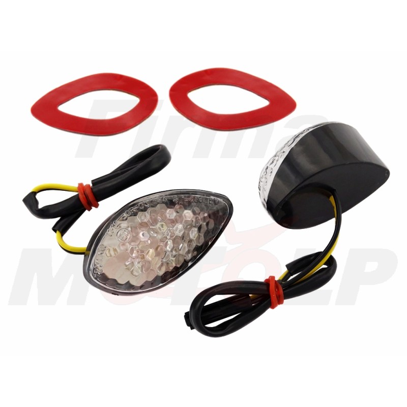 KIERUNKOWSKAZY KIERUNKI MIGACZE LED LEDOWE DO OWIEWKI HONDA CBR 600 1000 RR roczniki od 2007 HOMOLOGACJA E11