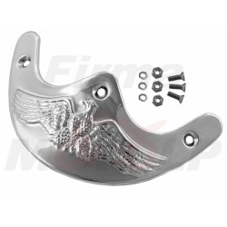 DASZEK LAMPY BŁOTNIKA NA LAMPĘ BŁOTNIK LIGHTBAR 4,5 CALA 4,5` CHROM METAL ZDOBIONY ORZEŁKIEM