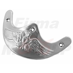 DASZEK LAMPY BŁOTNIKA NA LAMPĘ BŁOTNIK LIGHTBAR 4,5 CALA 4,5` CHROM METAL ZDOBIONY ORZEŁKIEM