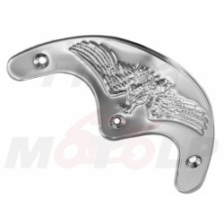 DASZEK LAMPY BŁOTNIKA NA LAMPĘ BŁOTNIK LIGHTBAR 4,5 CALA 4,5` CHROM METAL ZDOBIONY ORZEŁKIEM