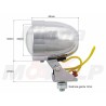 MINI REFLEKTORY PRZEDNIE LAMPY PRZÓD LIGHTBARY HALOGENY CHROM METAL 12V 35W