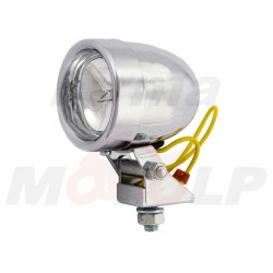 MINI REFLEKTORY PRZEDNIE LAMPY PRZÓD LIGHTBARY HALOGENY CHROM METAL 12V 35W