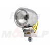 MINI REFLEKTORY PRZEDNIE LAMPY PRZÓD LIGHTBARY HALOGENY CHROM METAL 12V 35W
