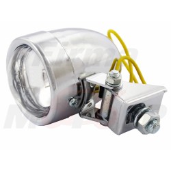 MINI REFLEKTORY PRZEDNIE LAMPY PRZÓD LIGHTBARY HALOGENY CHROM METAL 12V 35W