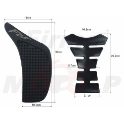 TANK PAD + OSŁONY BOCZNE ZBIORNIKA SIDE GRIP YAMAHA FZ1 FZ 1 1000 FZ-1 FAZER roczniki 2006-2015